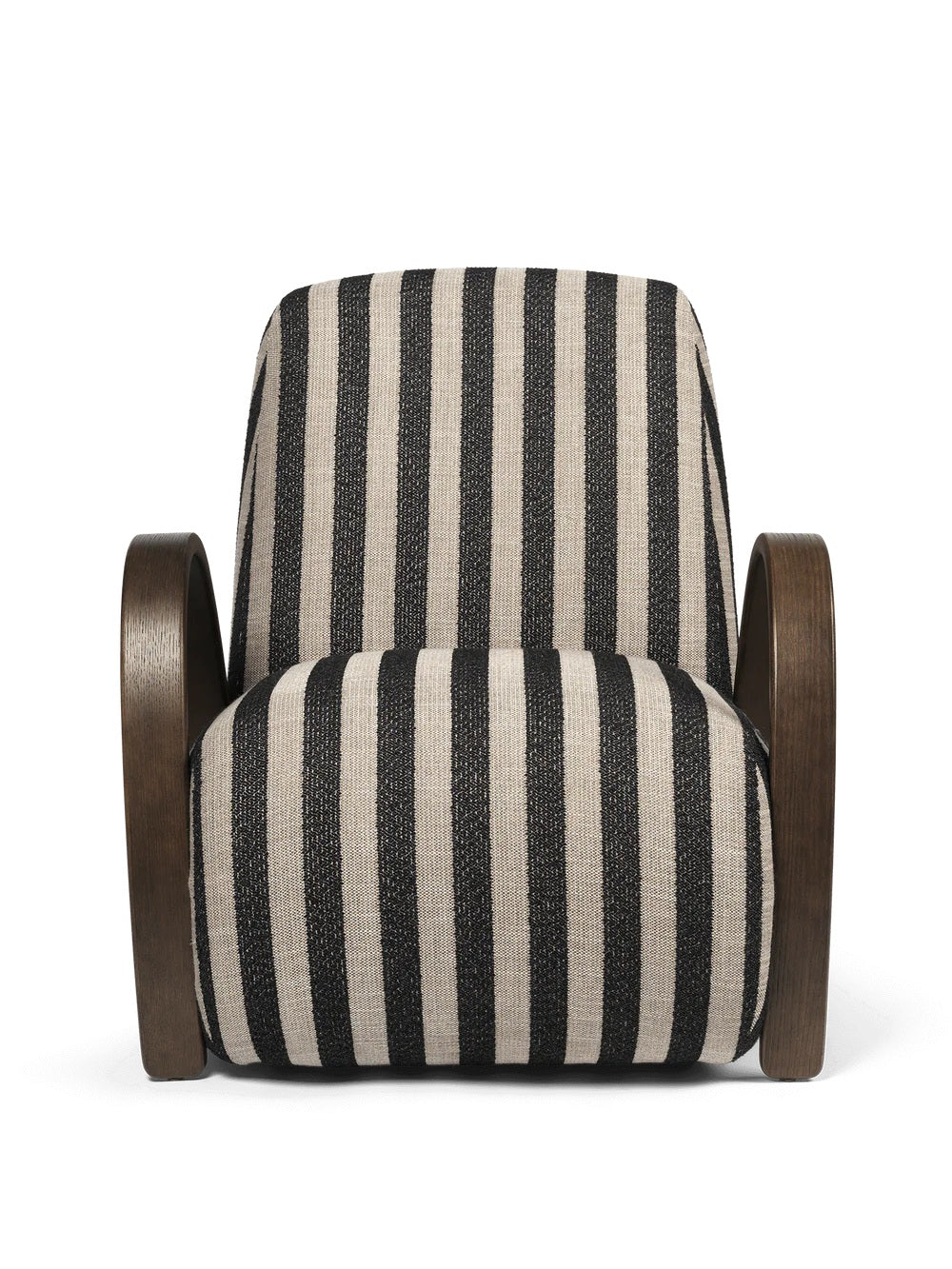Buur Lounge Chair Louisiana - Dark Stained/Sand Bl