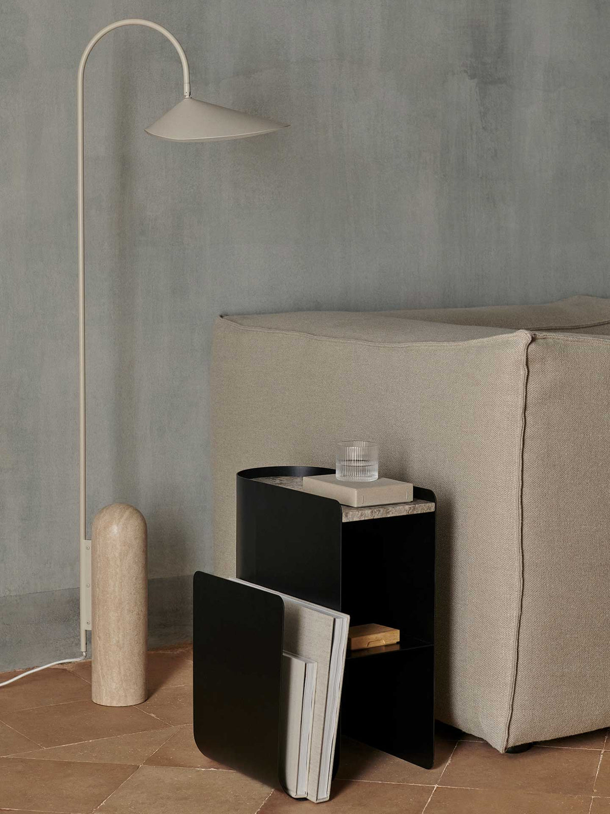 Arum Floor Lamp - Cashmere