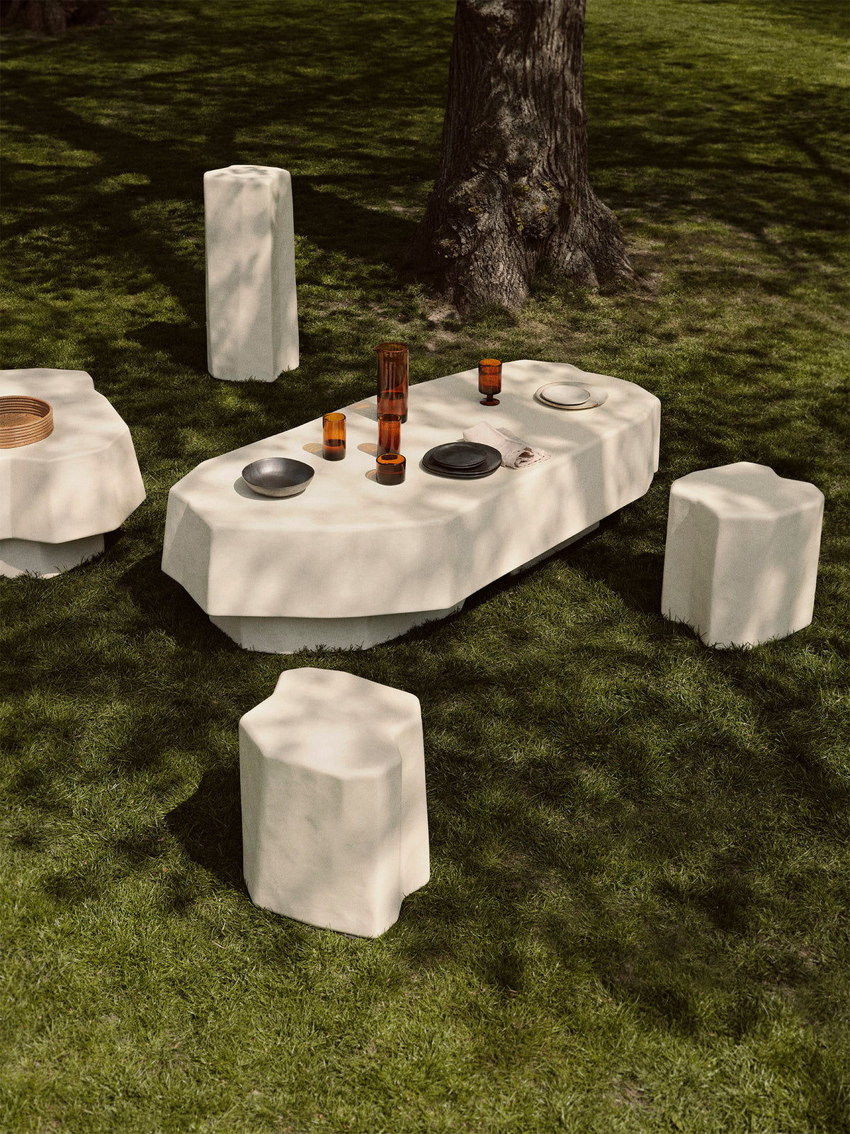 Staffa Stool - Ivory