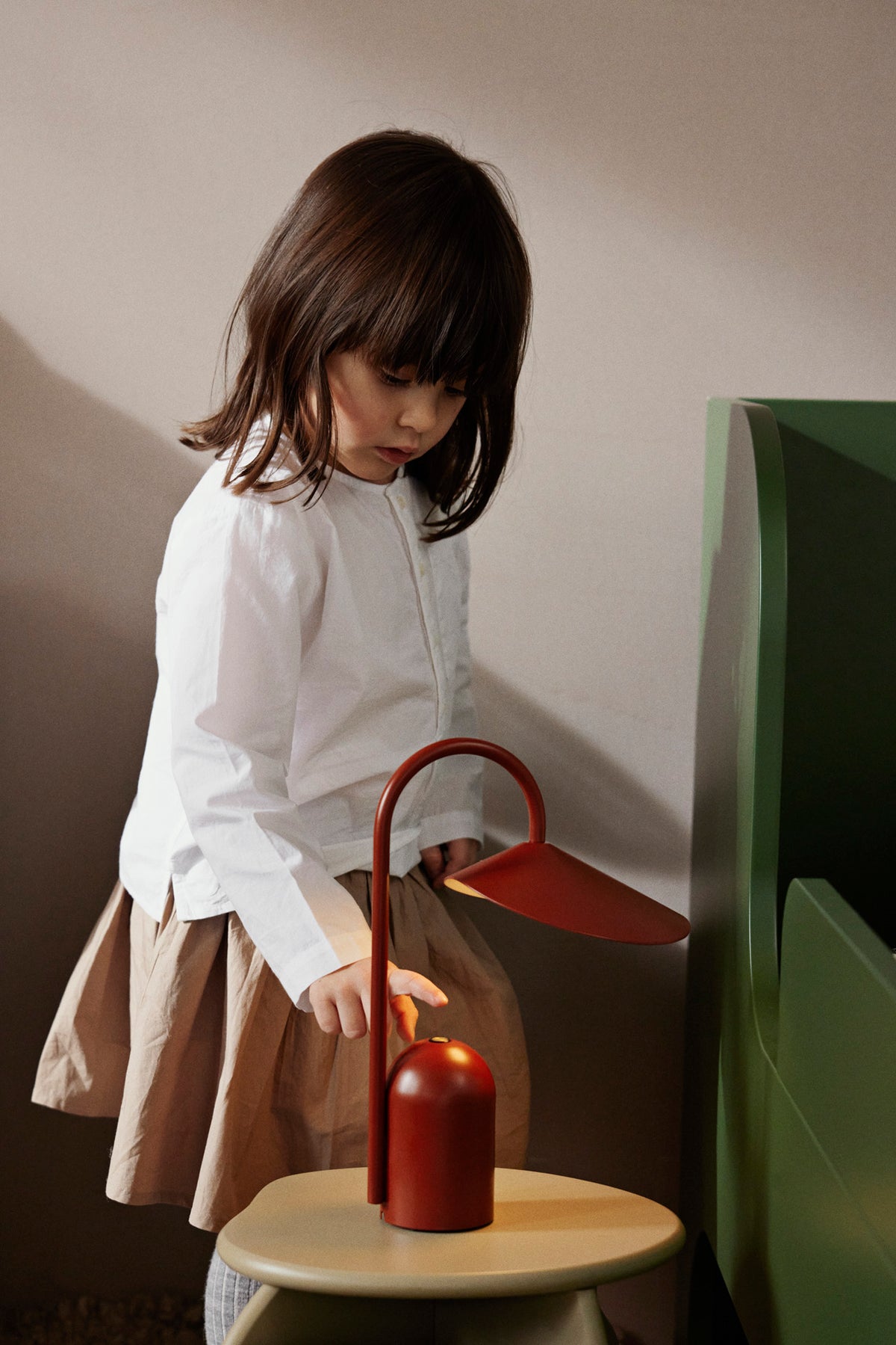 Arum Portable Lamp - Oxide Red