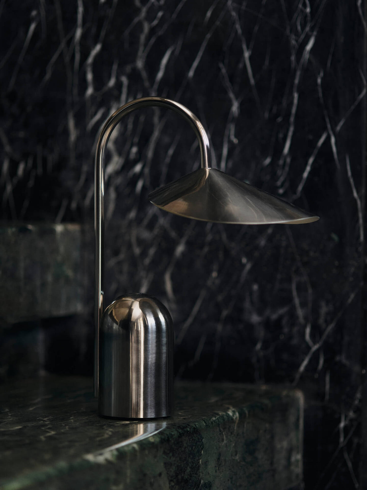 Arum Portable Lamp - Stainless Steel