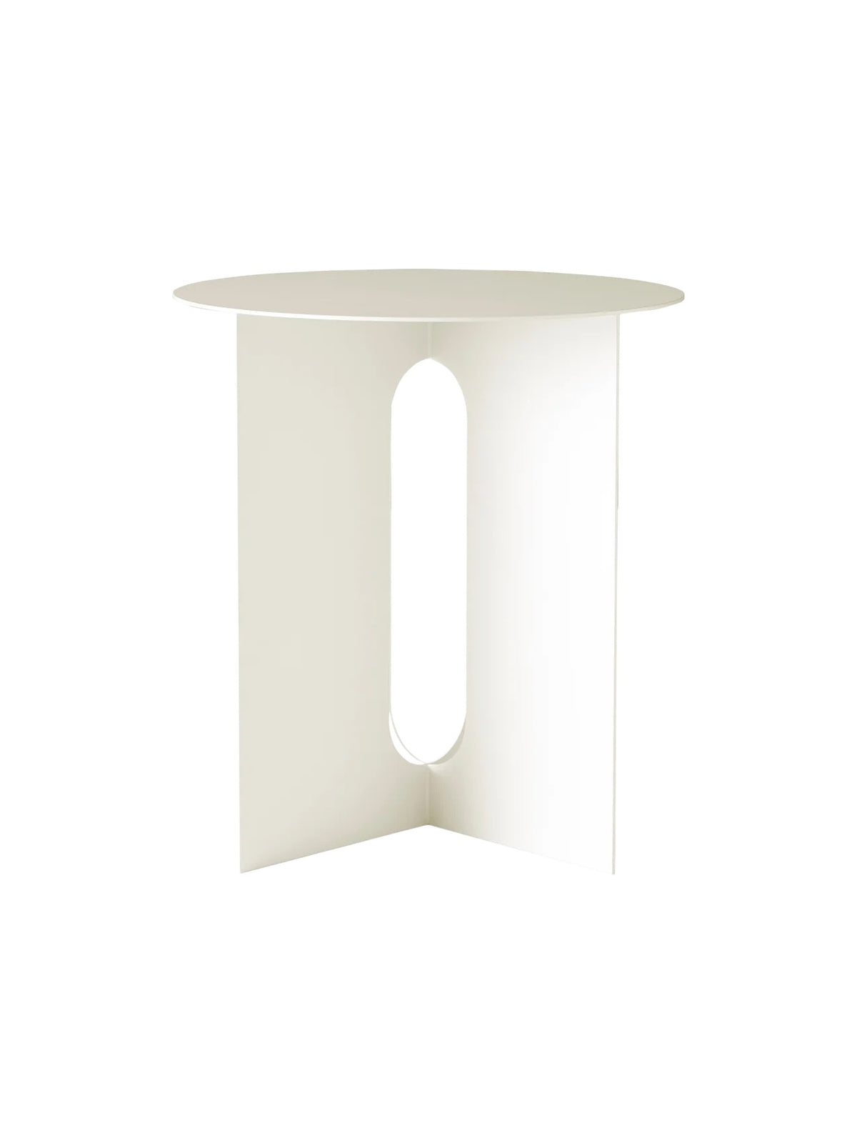 Androgyne Side Table, Ø40, Ivory
