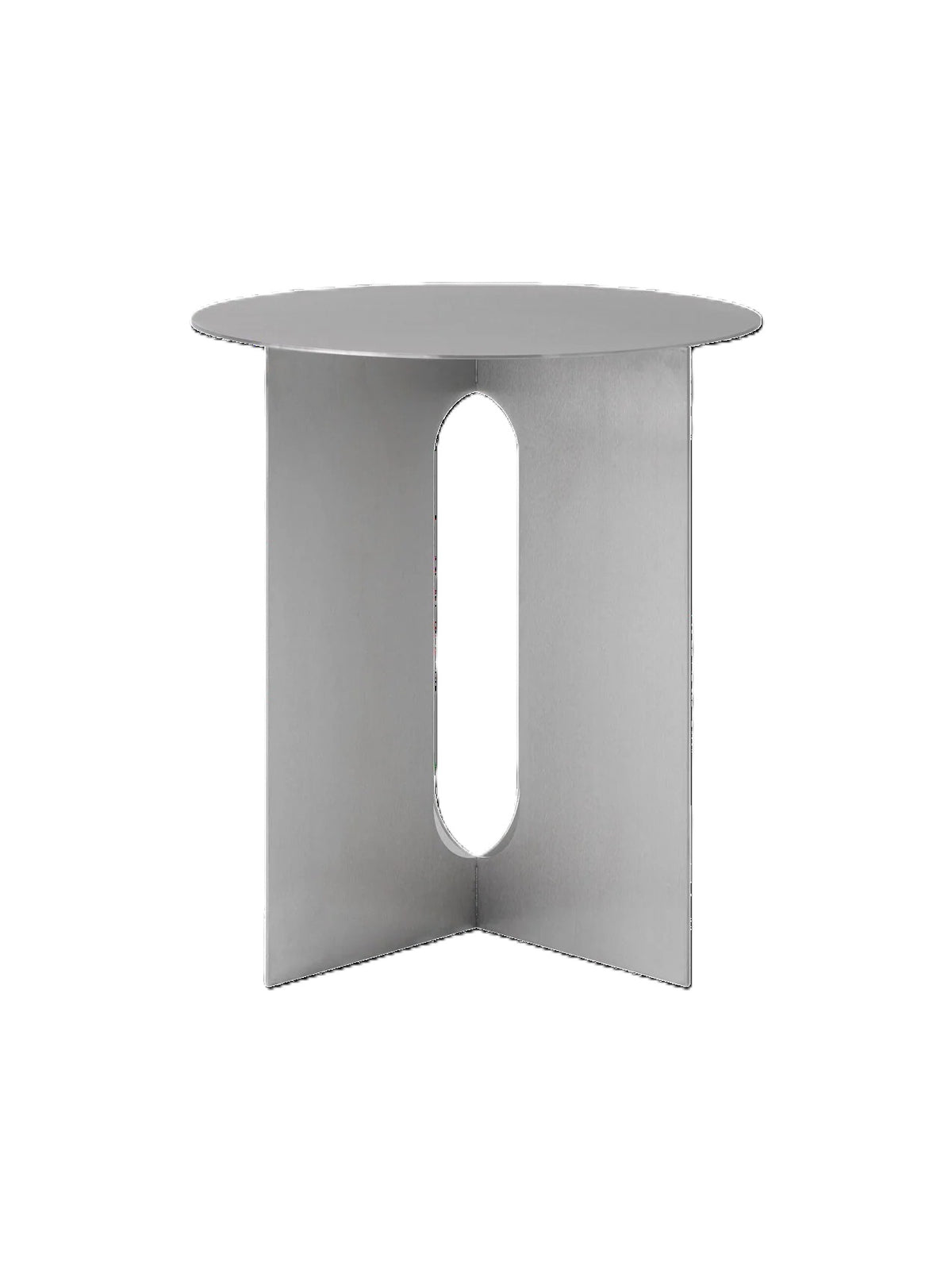 Androgyne Side Table, Ø40, Steel