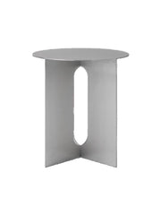 Androgyne Side Table, Ø40, Steel