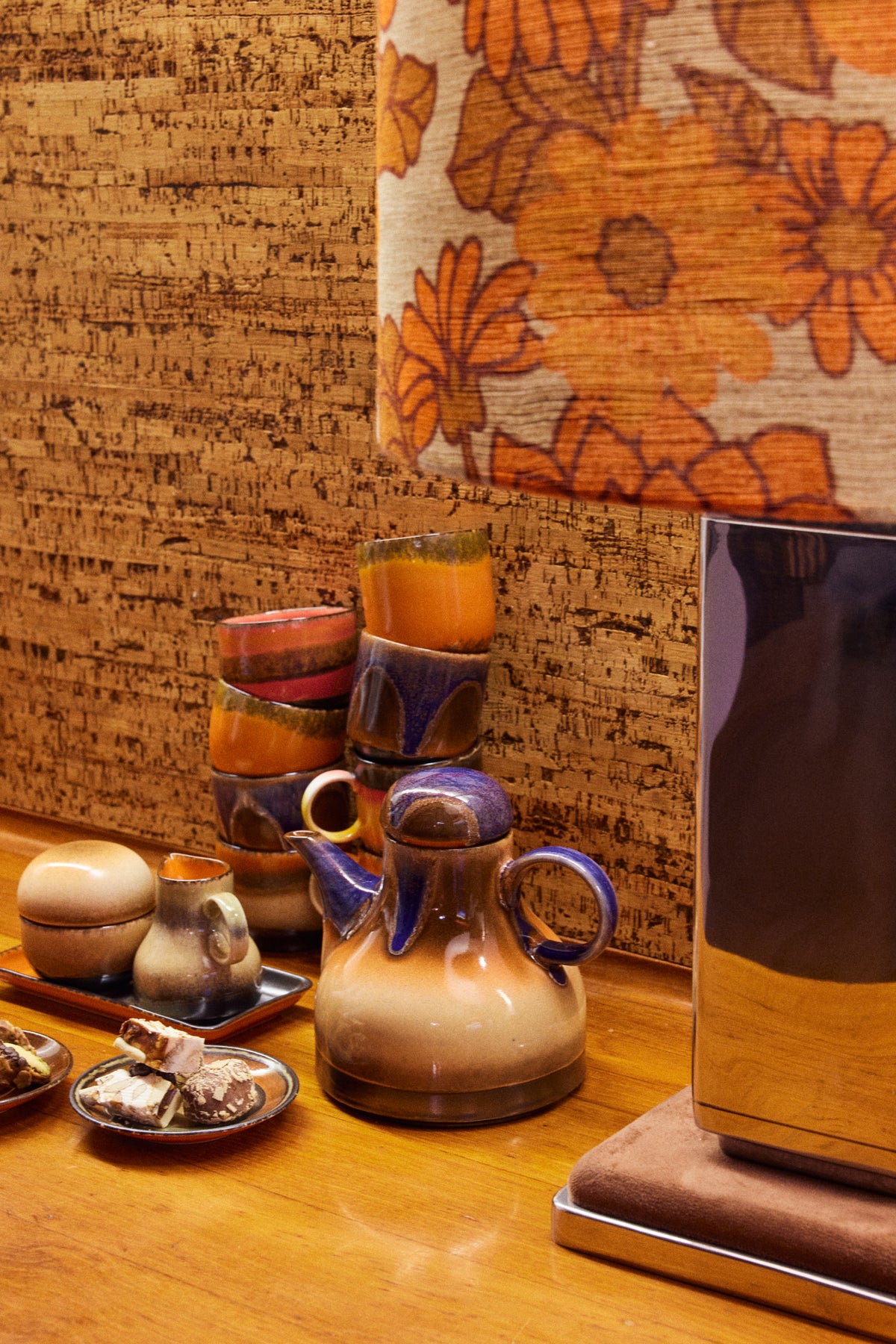 70s ceramics: café cups java (set of 4)
