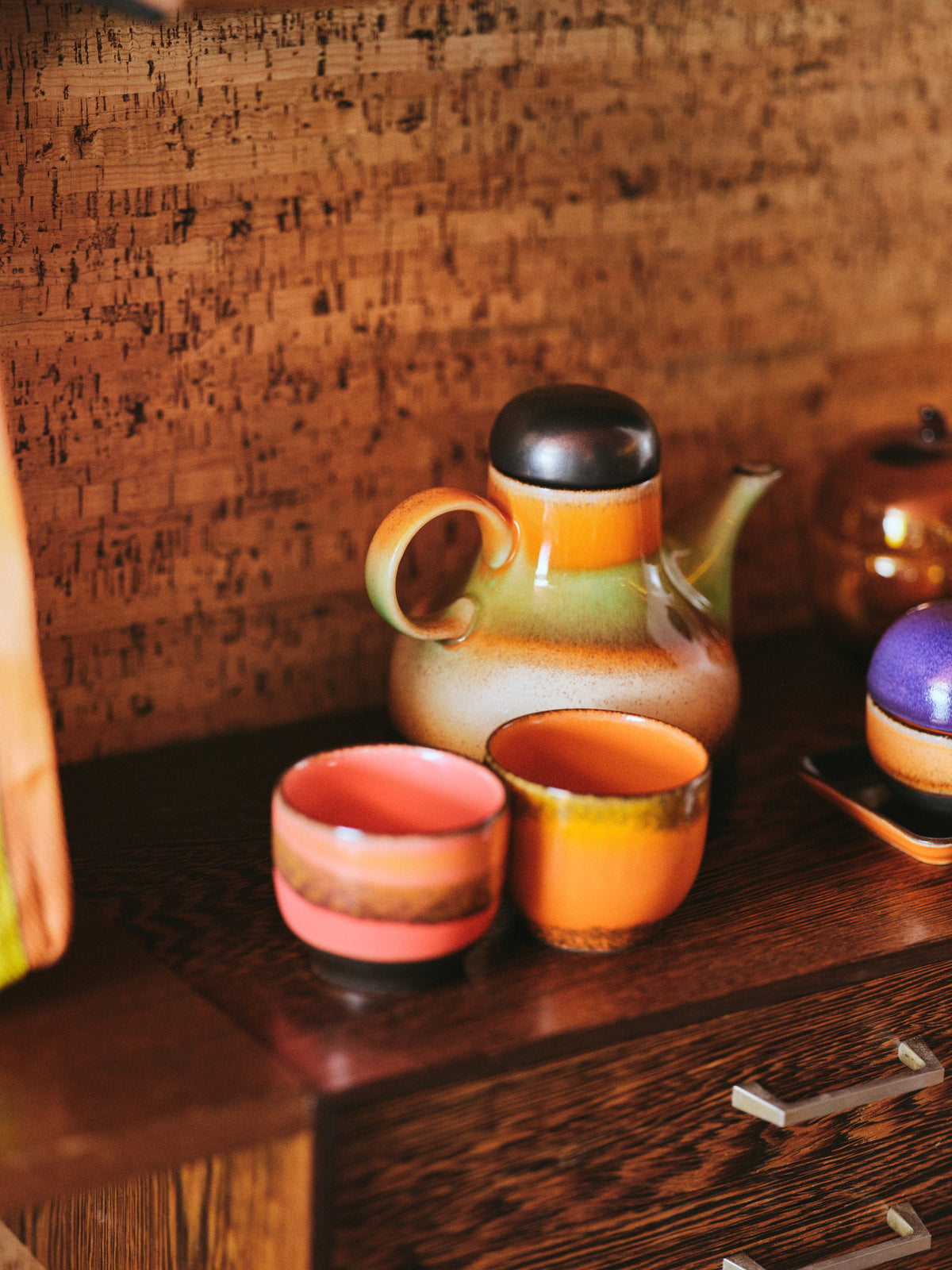 70s ceramics: coffee pot morning