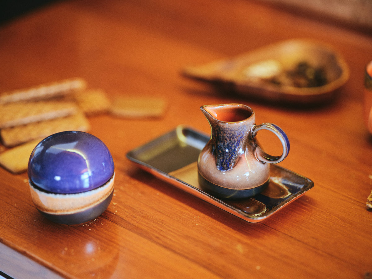 70s ceramics: small trays twenty four hours (set of 2)