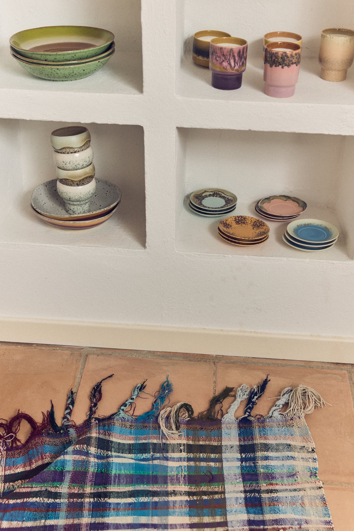 70s ceramics: small scented candle Miami