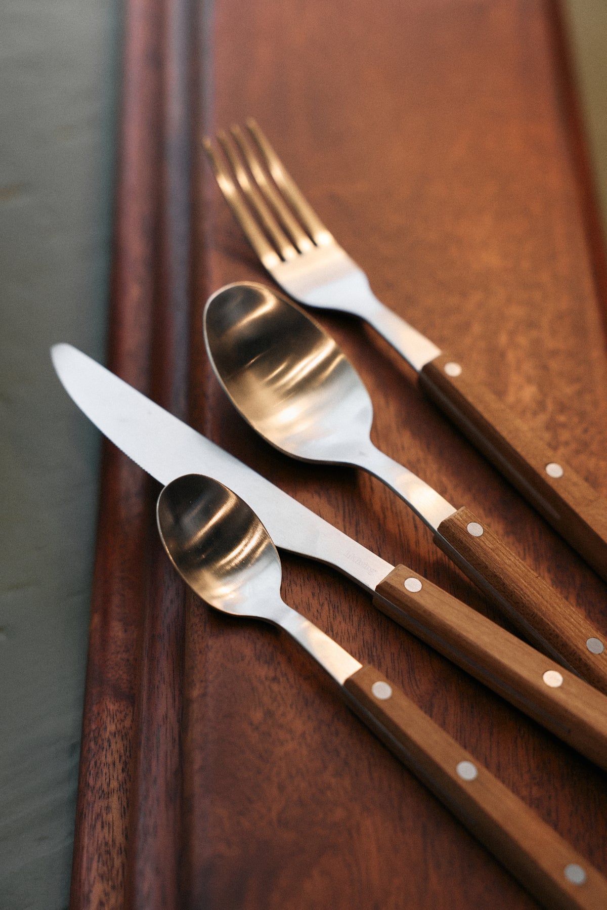 70s cutlery (set of 6) - wood