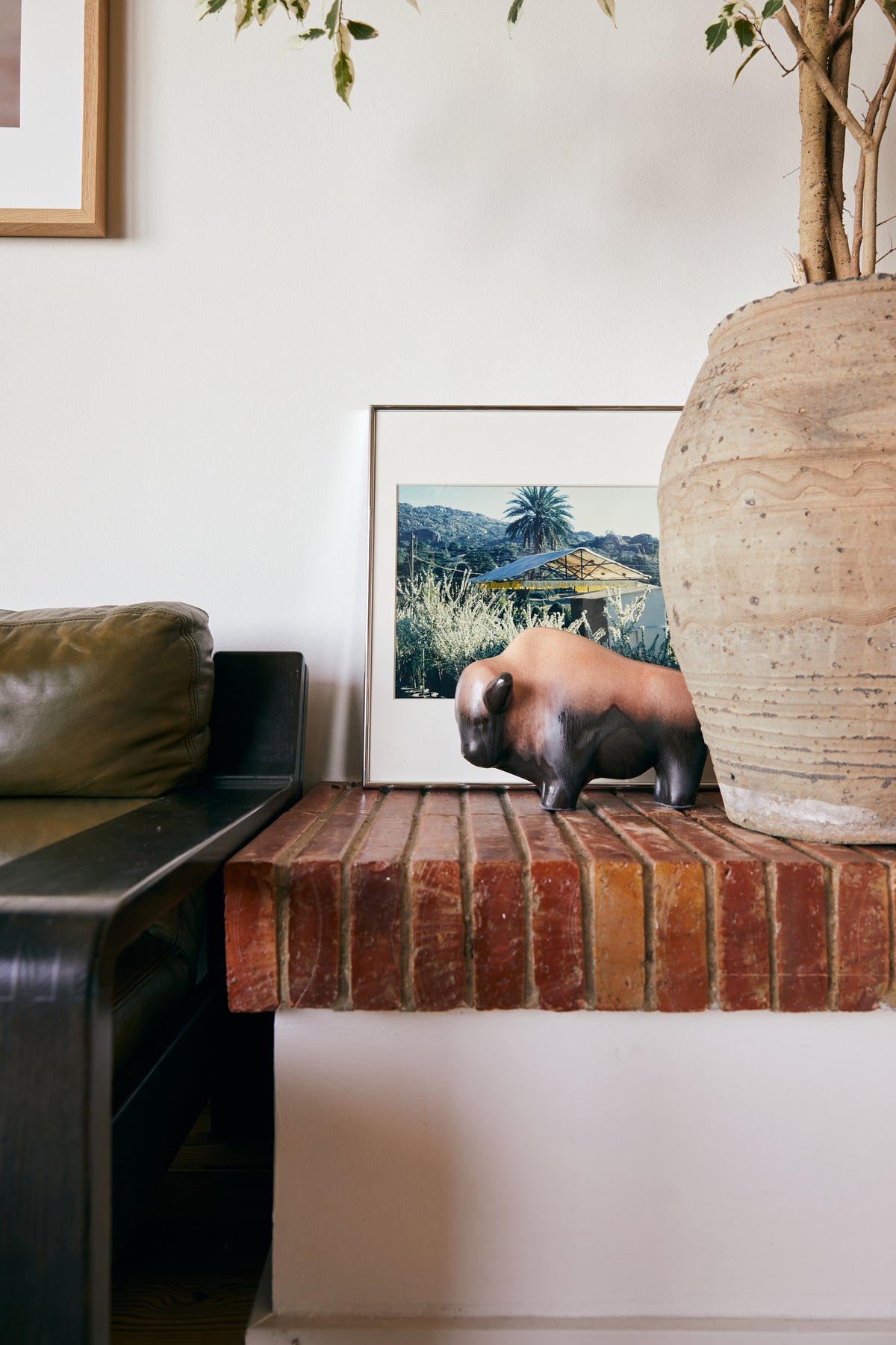 HKLIVING X Otto Keramik: ceramic bull - bronze