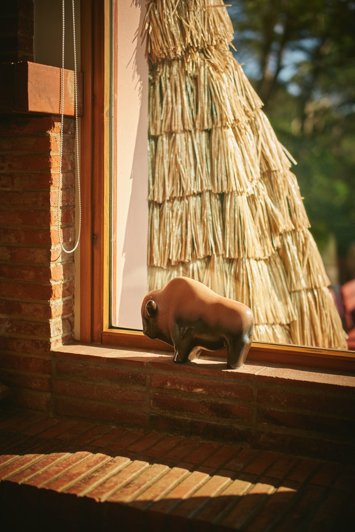 HKLIVING X Otto Keramik: ceramic bull - bronze
