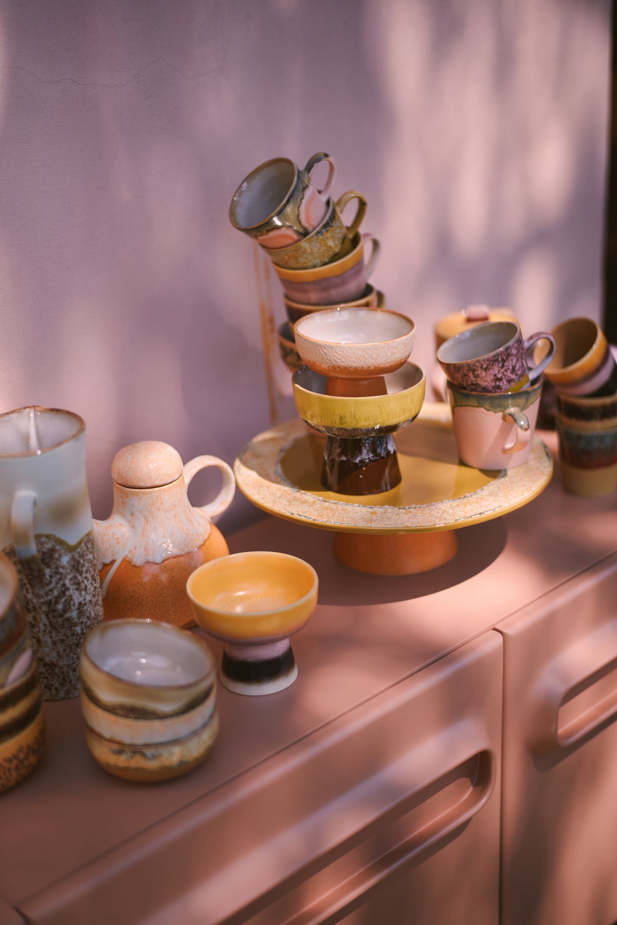 70s ceramics: tapas bowl on base S dunes