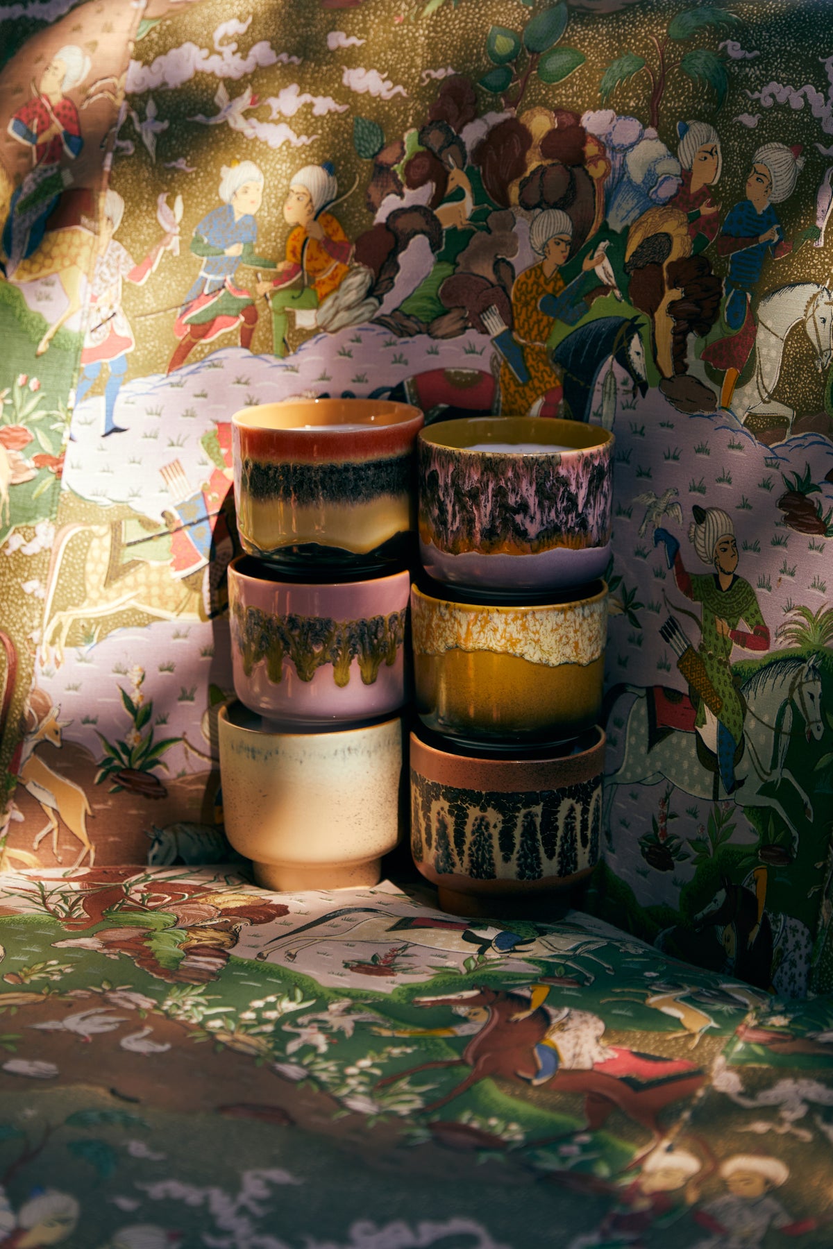 70s ceramics: scented candle Kyoto