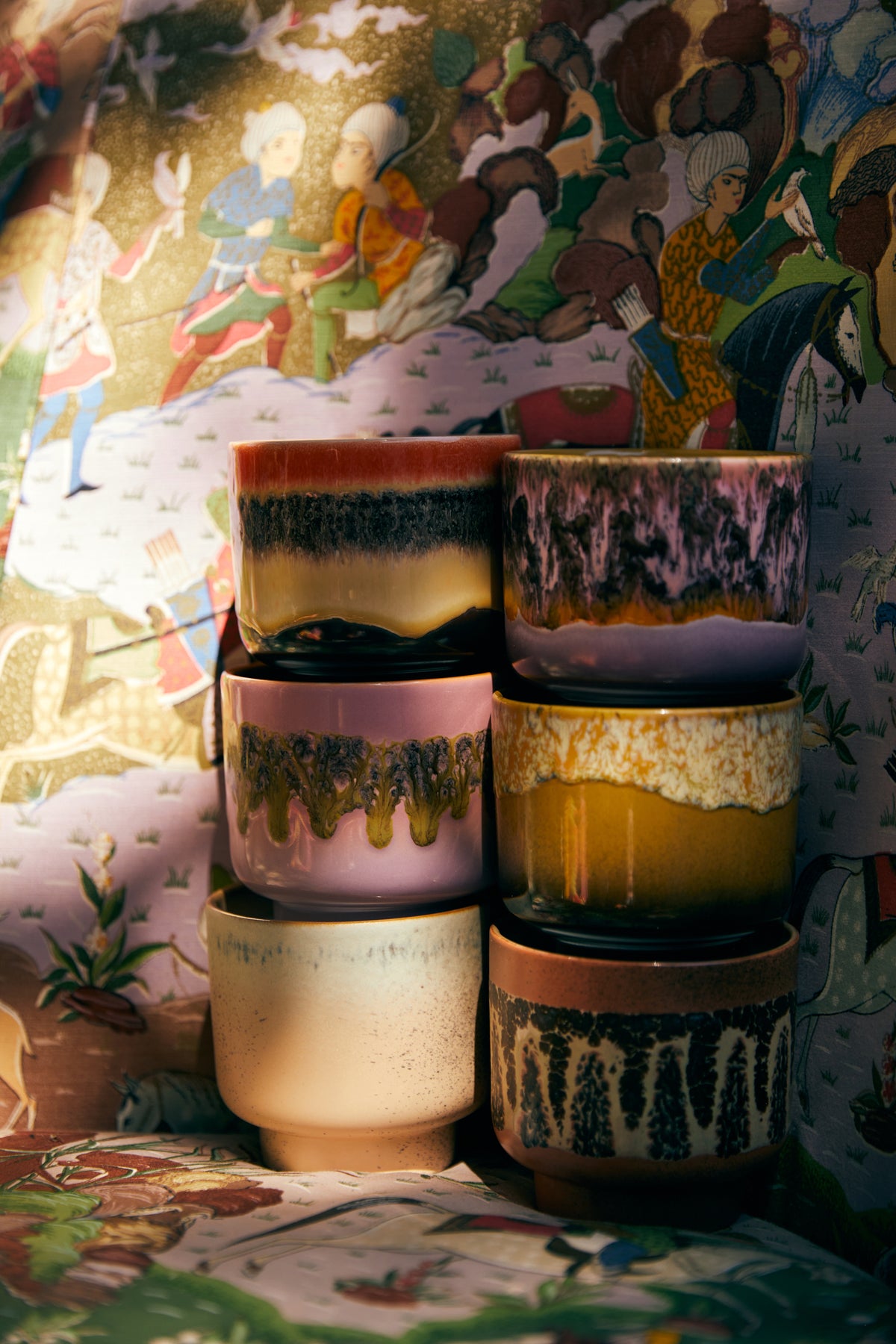 70s ceramics: scented candle Cape Town