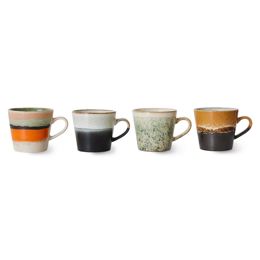 70s ceramics: cappuccino mugs, verve (set of 4)