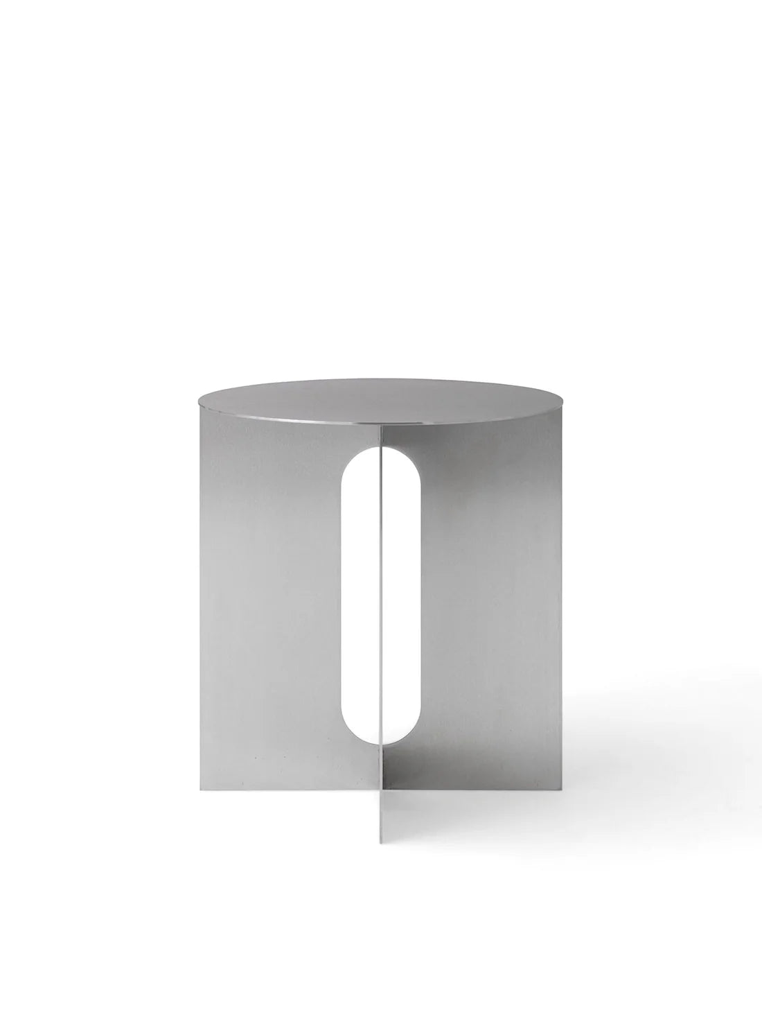 Androgyne Side Table, Ø40, Steel