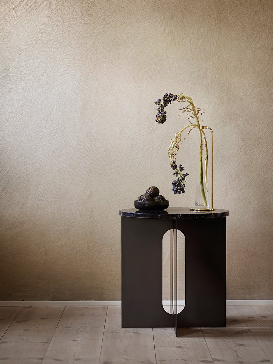 Androgyne Side Table, Ø40, Black