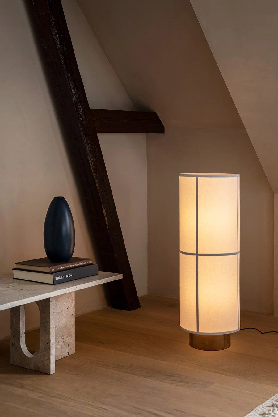 Hashira Floor Lamp, EU, Ø30, Raw