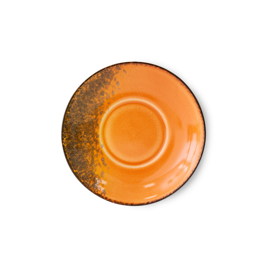 70s ceramics: saucers roasts (set of 4)
