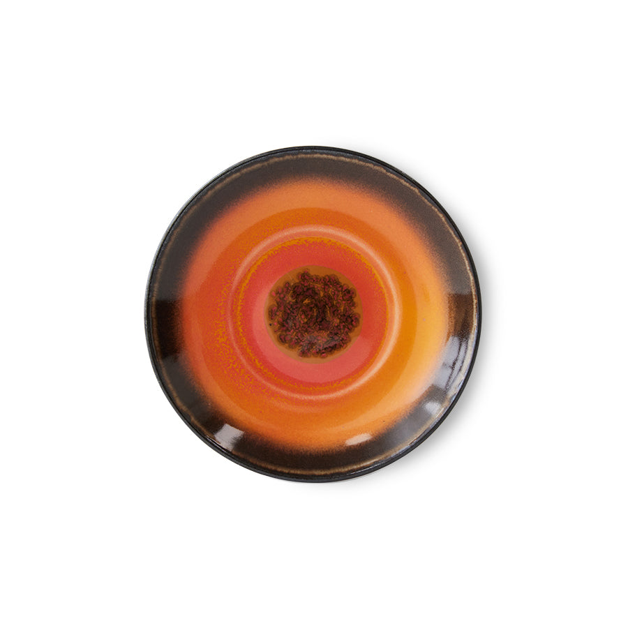 70s ceramics: saucers roasts (set of 4)