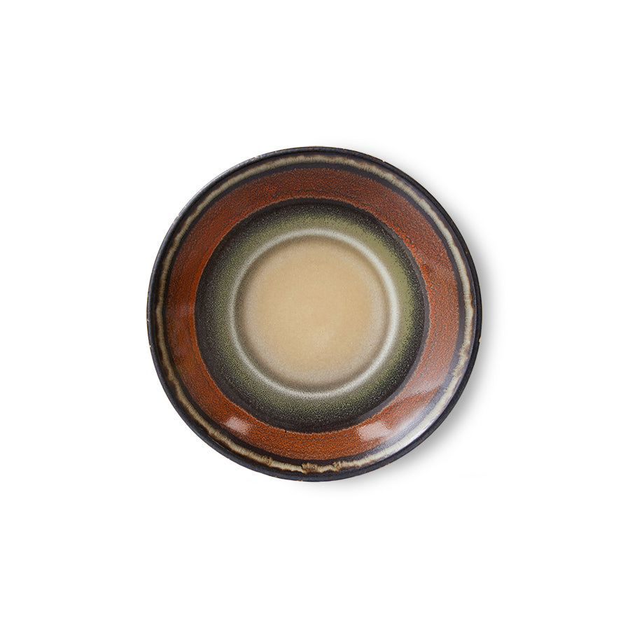70s ceramics: saucers roasts (set of 4)