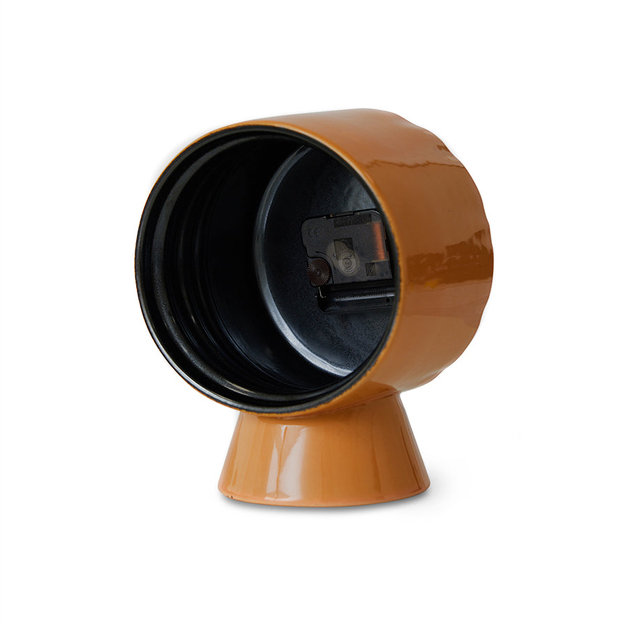 Retro ceramic clock peach