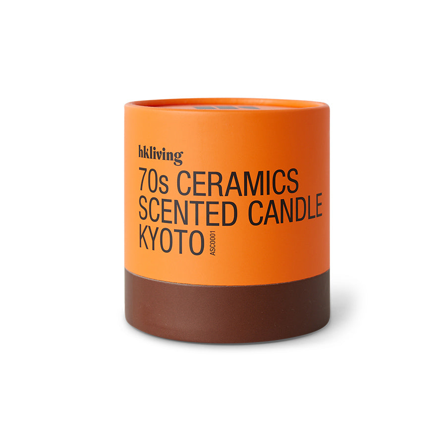 70s ceramics: scented candle Kyoto