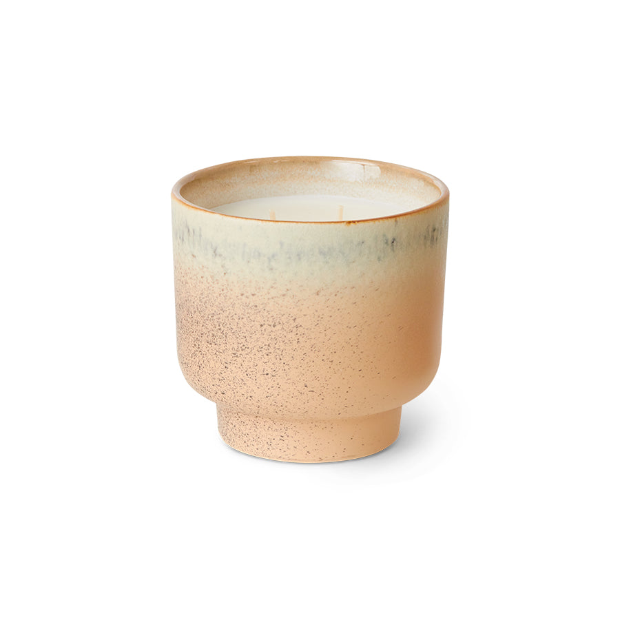 Ceramic cup with a gradient finish on a white background