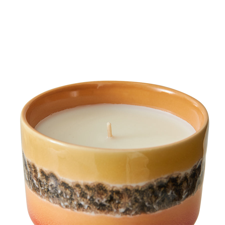 70s ceramics: small scented candle Tulum