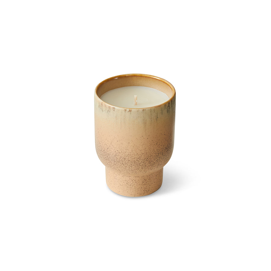 70s ceramics: small scented candle Vancouver