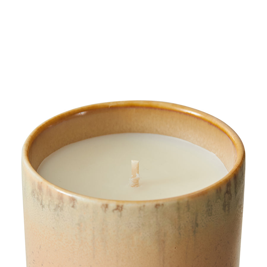 70s ceramics: small scented candle Vancouver