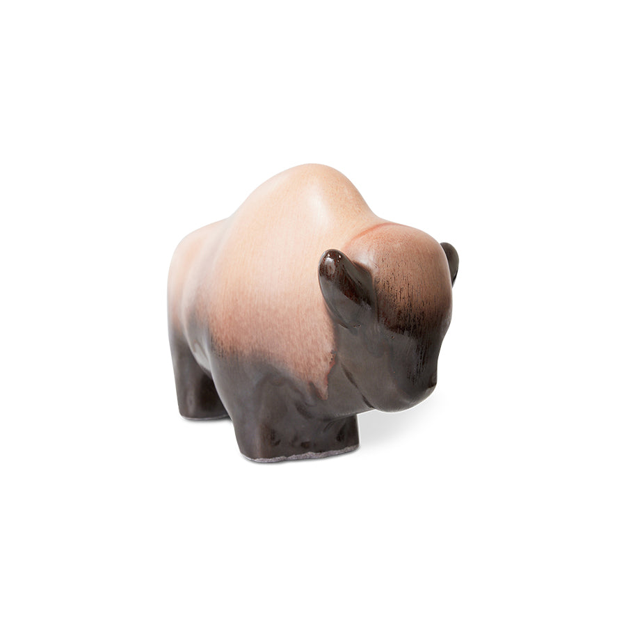 HKLIVING X Otto Keramik: ceramic bull - bronze