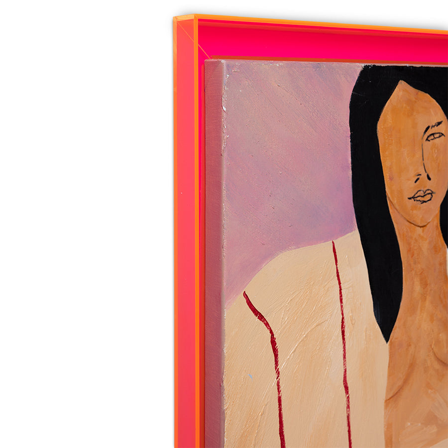 Framed artwork get your groove on (127x152cm)