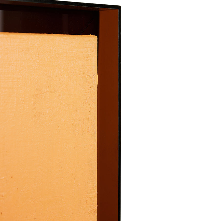 Framed artwork roseate hues (107x127cm)