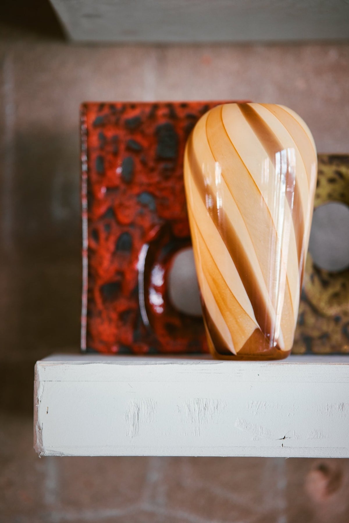 Glass vase dulce
