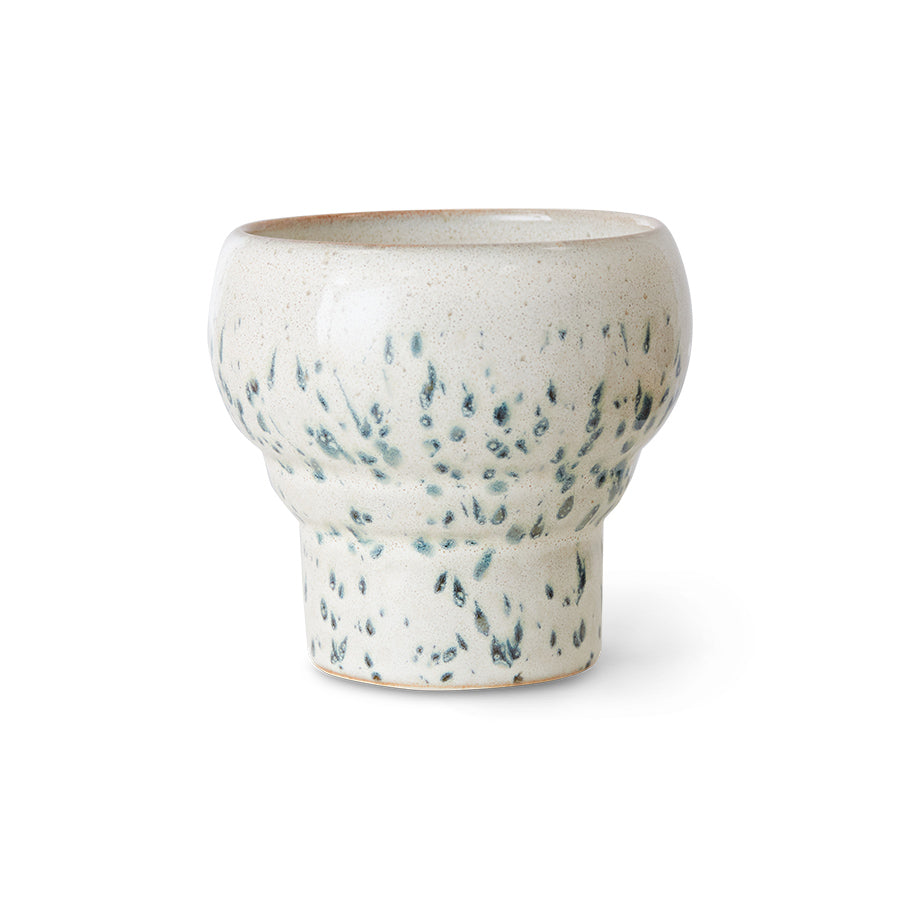 70s ceramics: lungo mugs coral (set of 2)