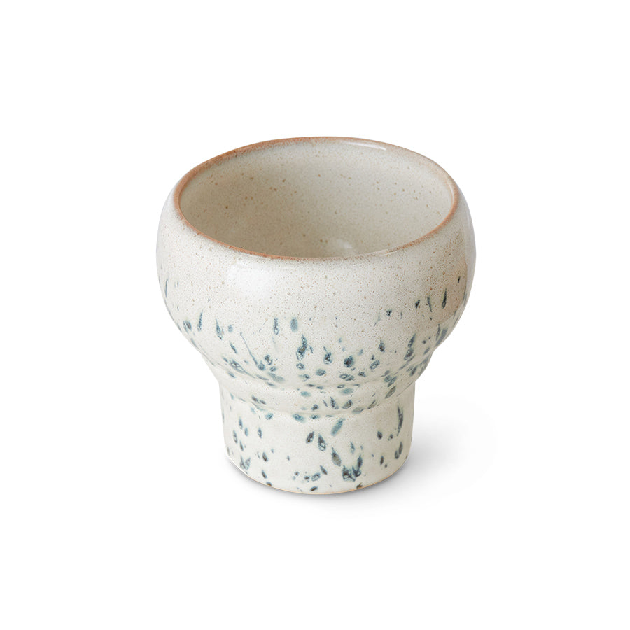 70s ceramics: lungo mugs coral (set of 2)