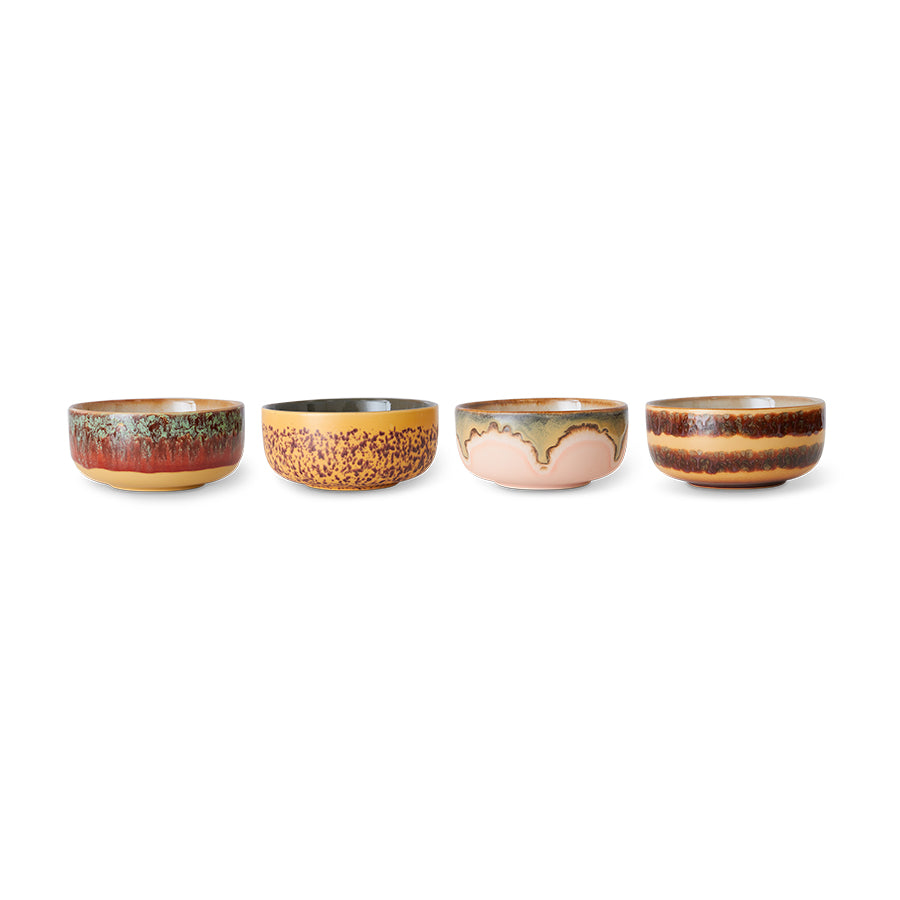 70s ceramics: dessert bowls harbour (set of 4)
