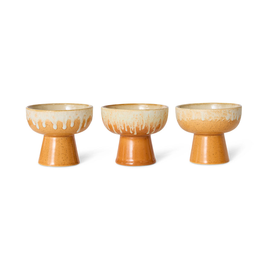 70s ceramics: tapas bowl on base S dunes