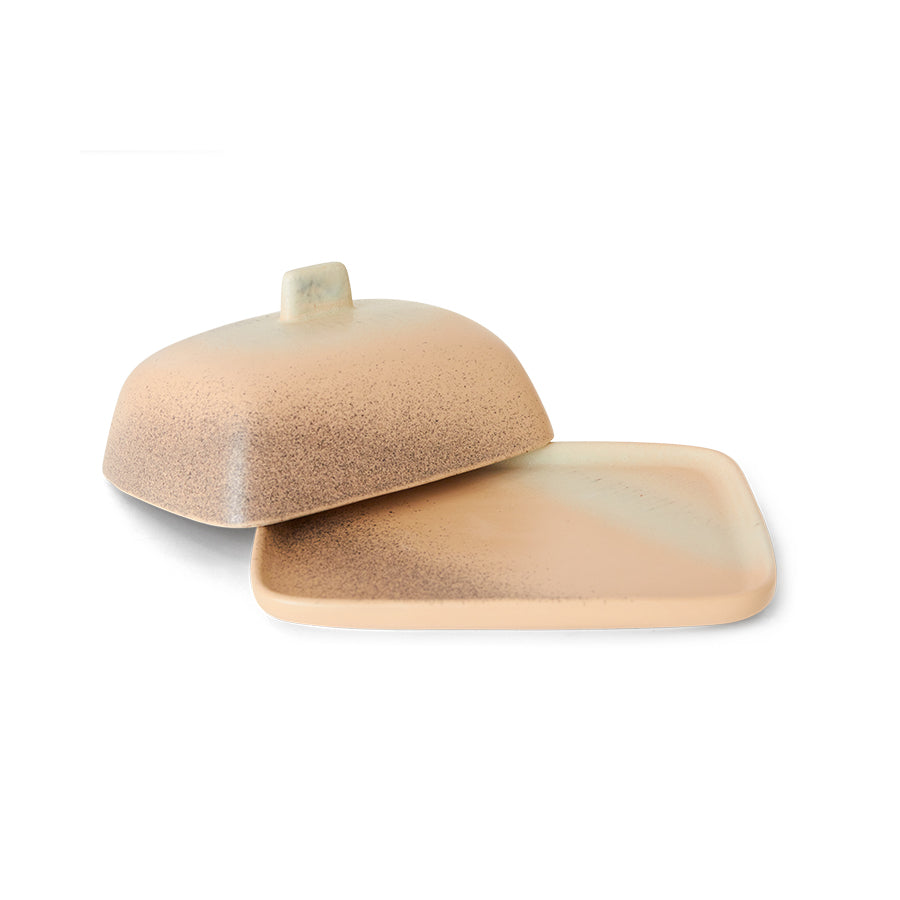 70s ceramics: butter dish breeze