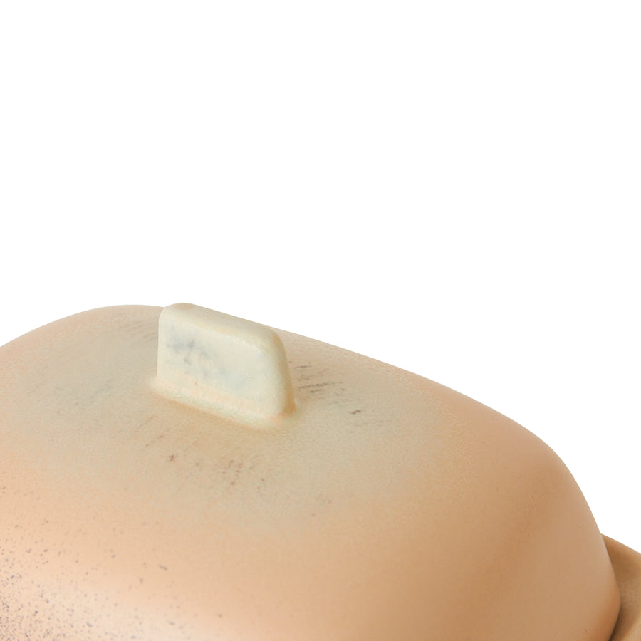 70s ceramics: butter dish breeze