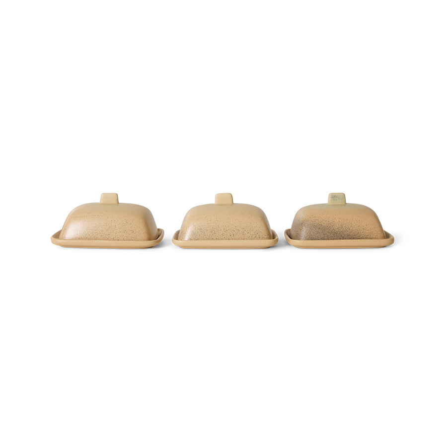 70s ceramics: butter dish breeze