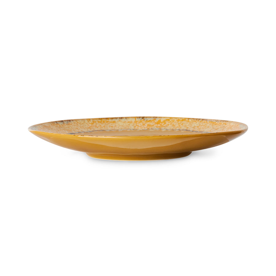70s ceramics: side plates paradise (set of 2)
