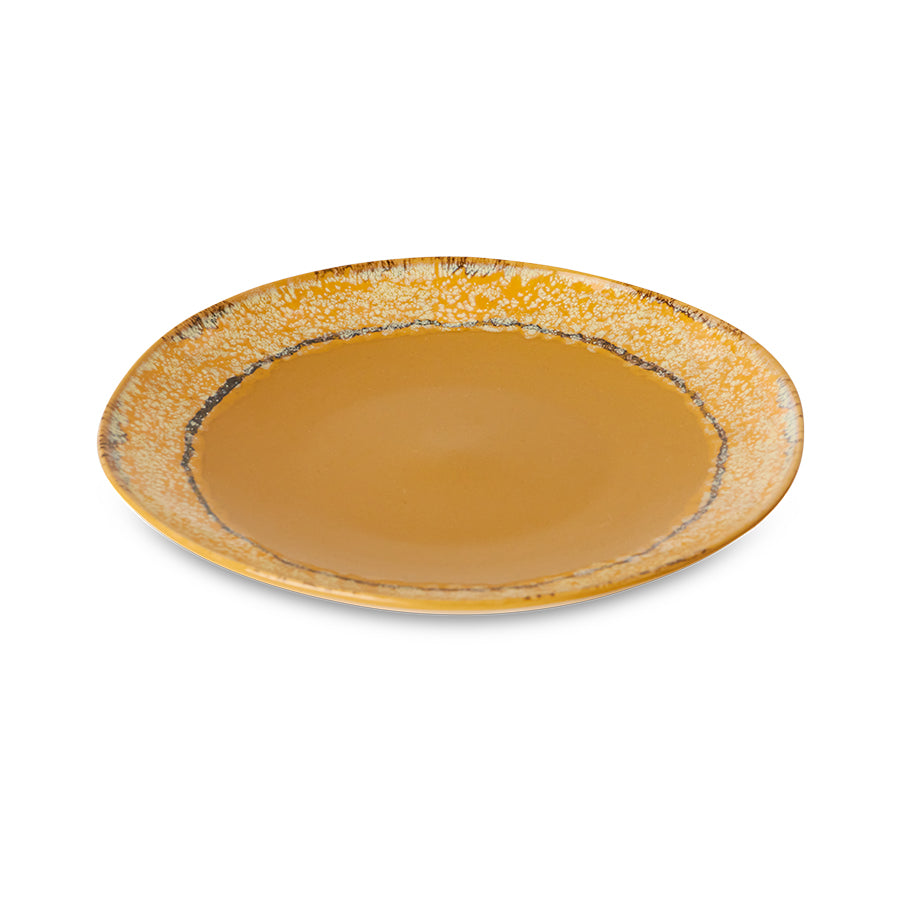 70s ceramics: side plates paradise (set of 2)