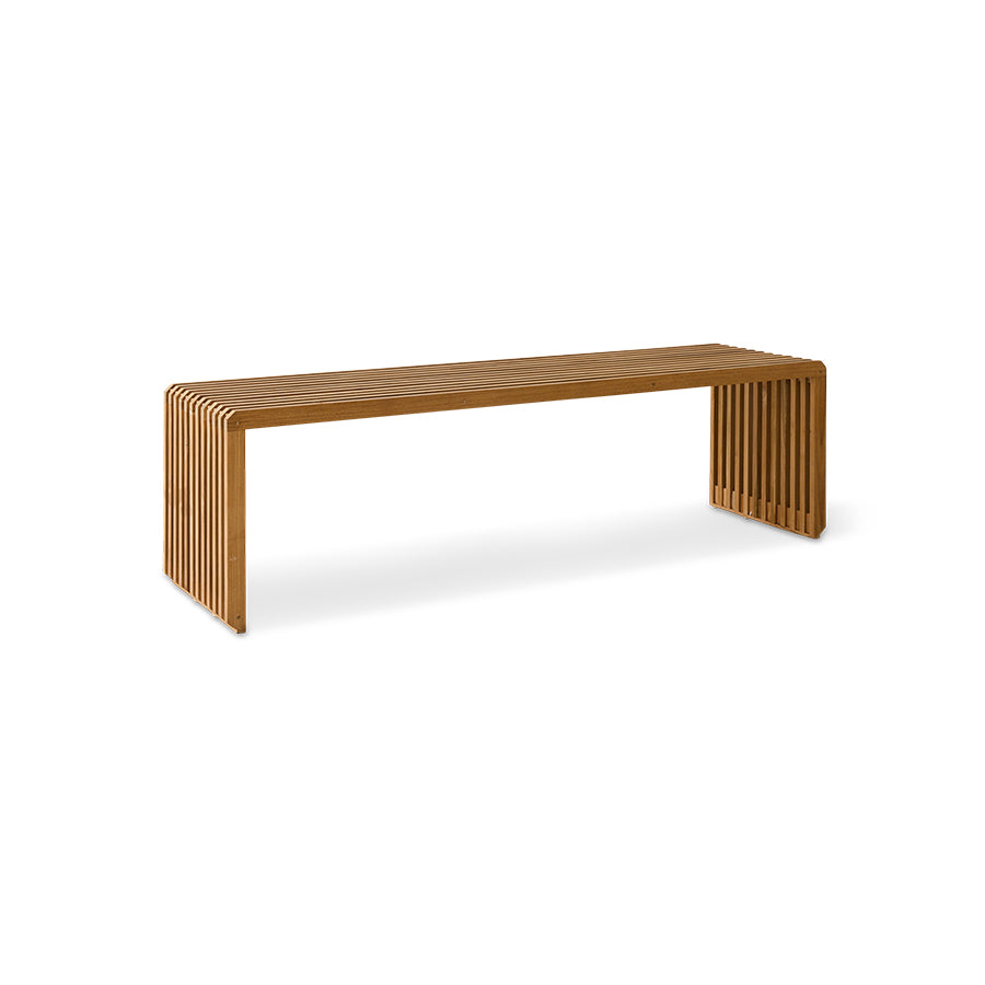 Slatted bench teak