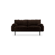 retro sofa 2 seater espresso