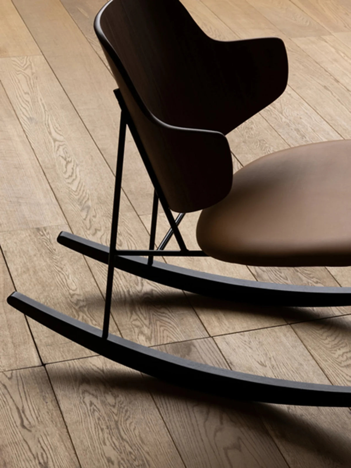 The Penguin, Rocking Chair, Black Steel