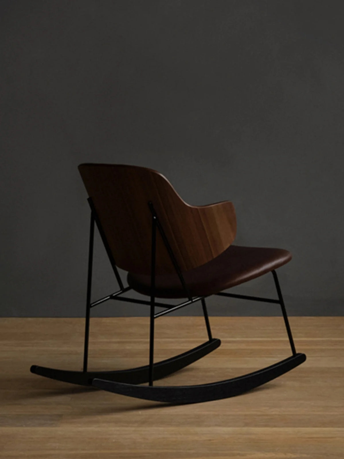 The Penguin, Rocking Chair, Black Steel