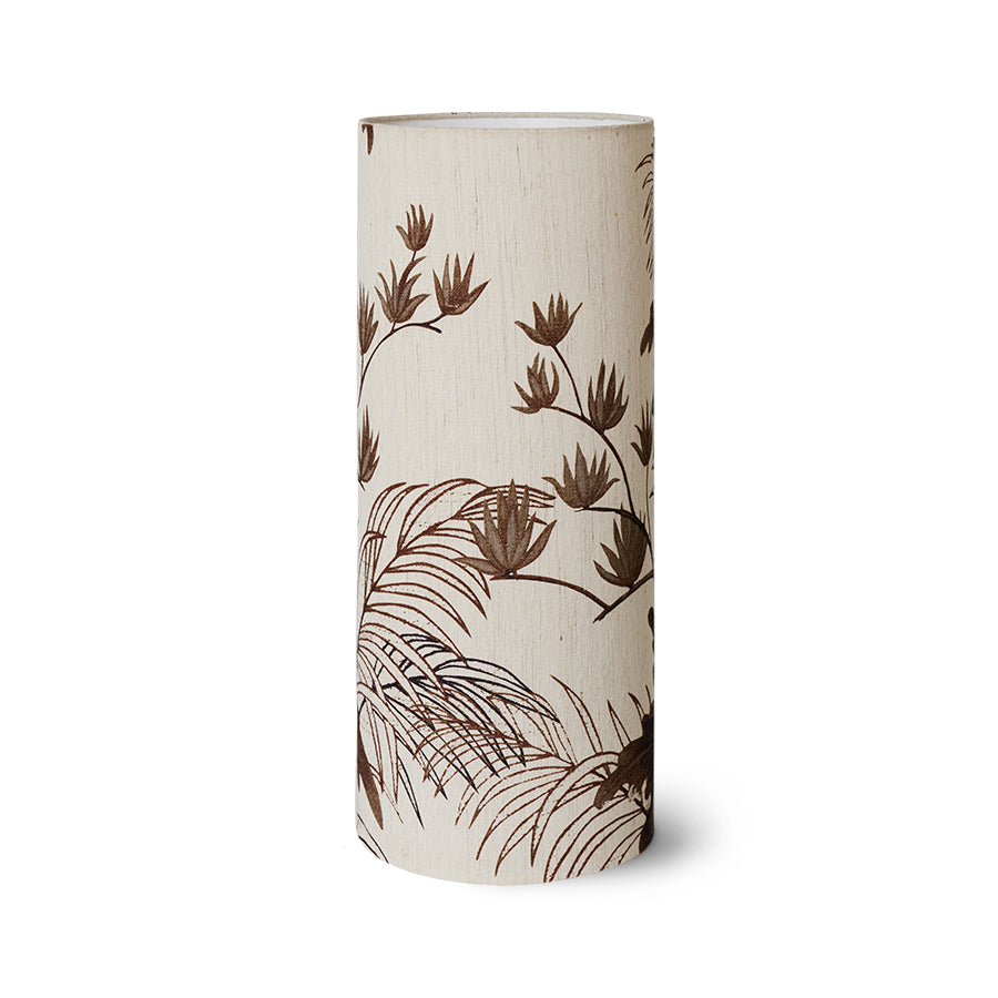 Cylinder lamp shade floral (28,5x28,5cm)