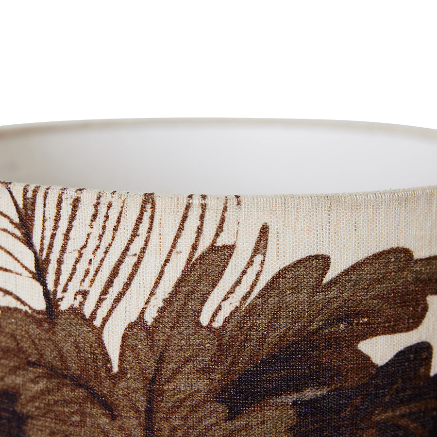Cylinder lamp shade floral (28,5x28,5cm)